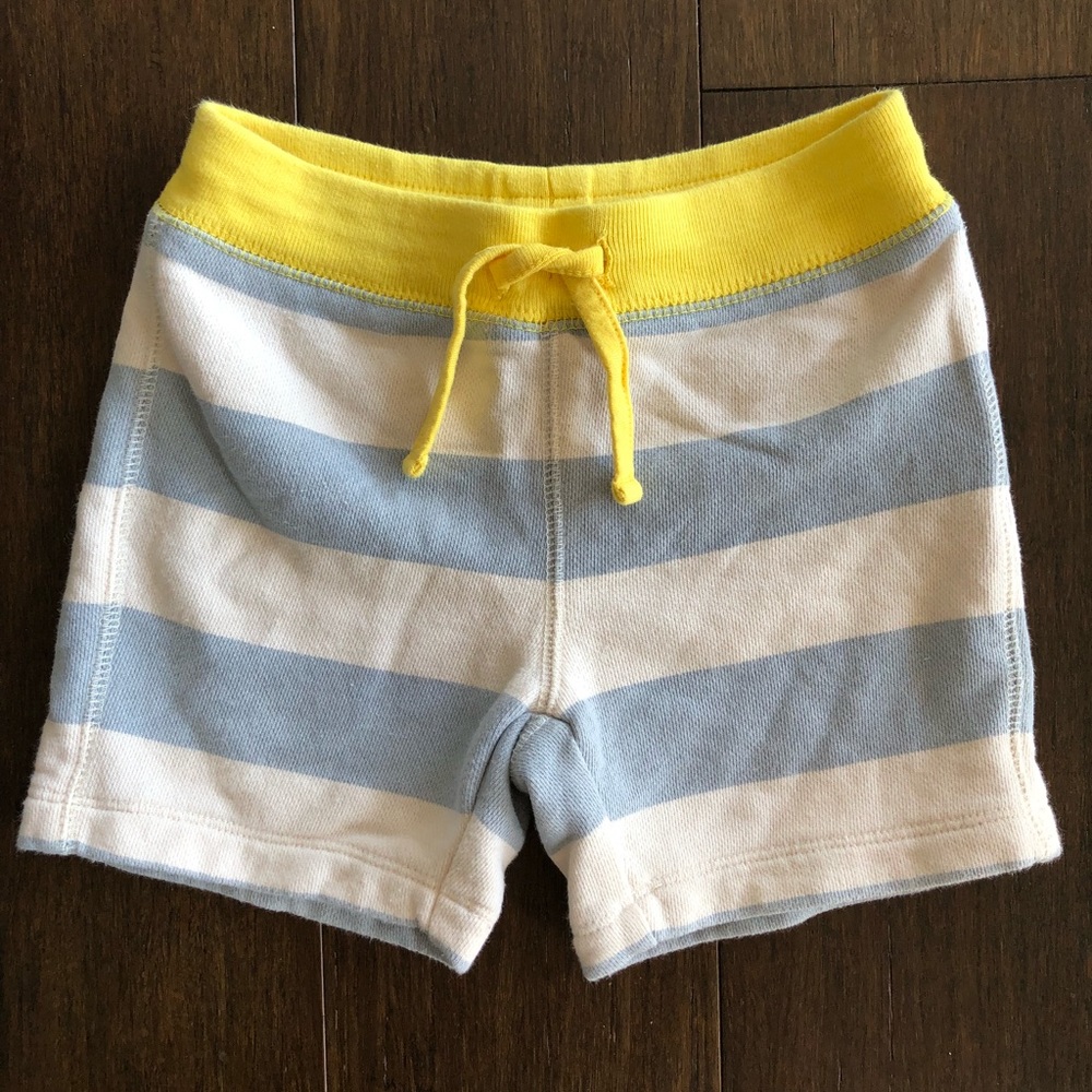 GAP Kids Striped Shorts in Yellow, Light Blue & White